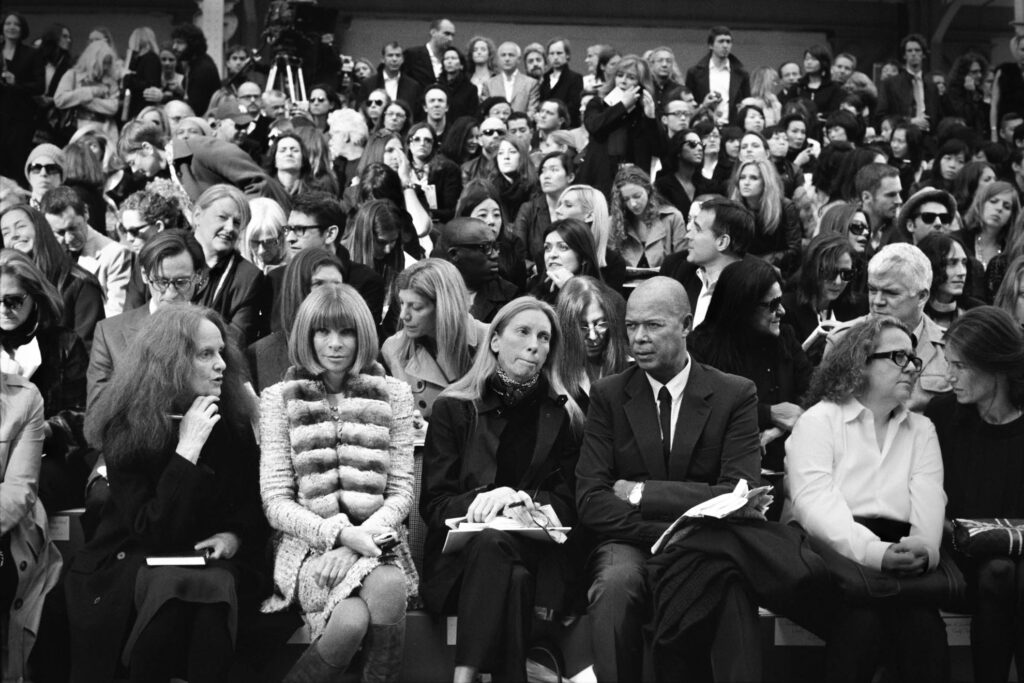 Anna Wintour bei einer Haute Couture Show in Paris, Front Row – Fotografie: J.F. Lindemann mit Leica M6 und 35mm Summicron asph.