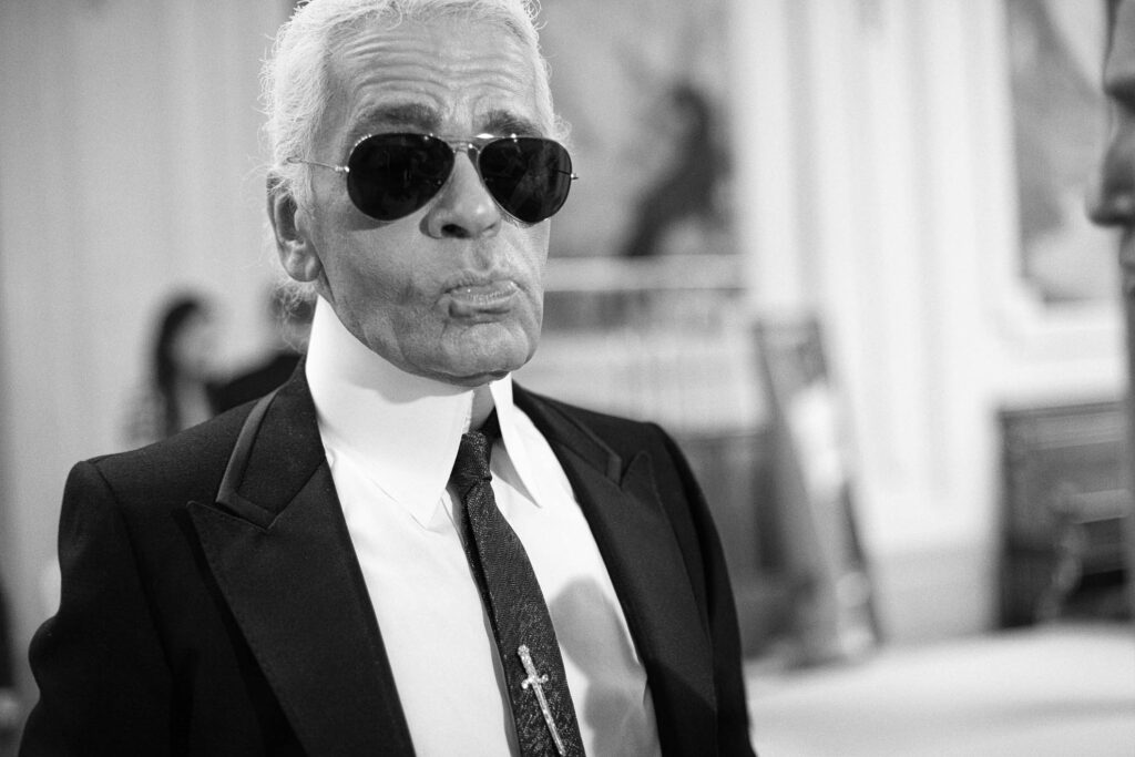 Karl Lagerfeld im Portrait, Paris Fashion Week – Fotografie von J.F. Lindemann mit Leica M6 und Summicron 35mm asph.